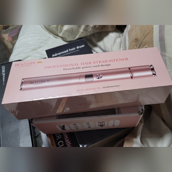 Pink Hair Straightener by Bestope